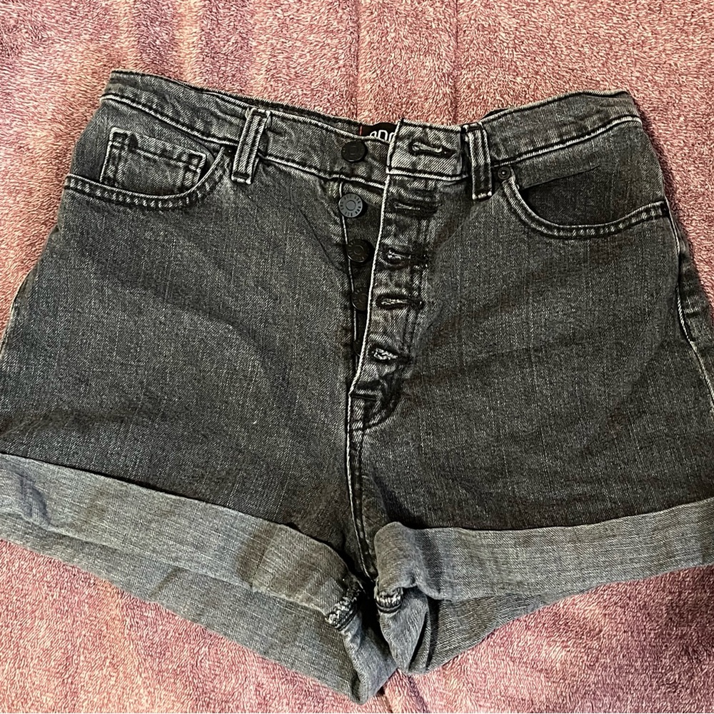 BDG Dark Gray Jean Shorts